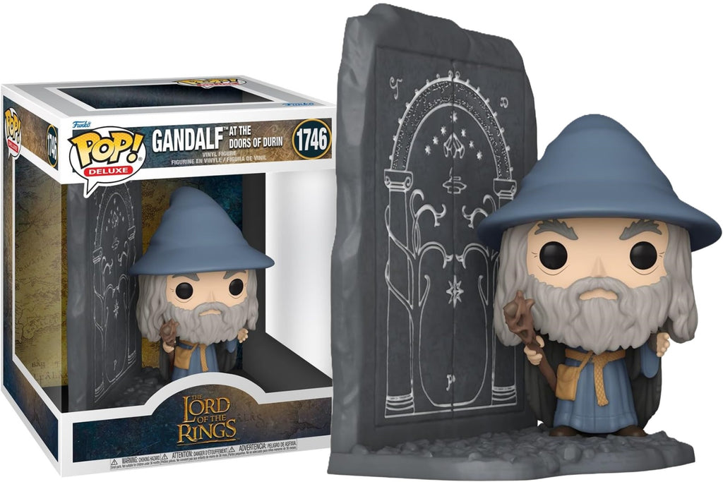 POP! Deluxe: O Senhor dos Anéis – Gandalf & Portões de Durin 20 cm