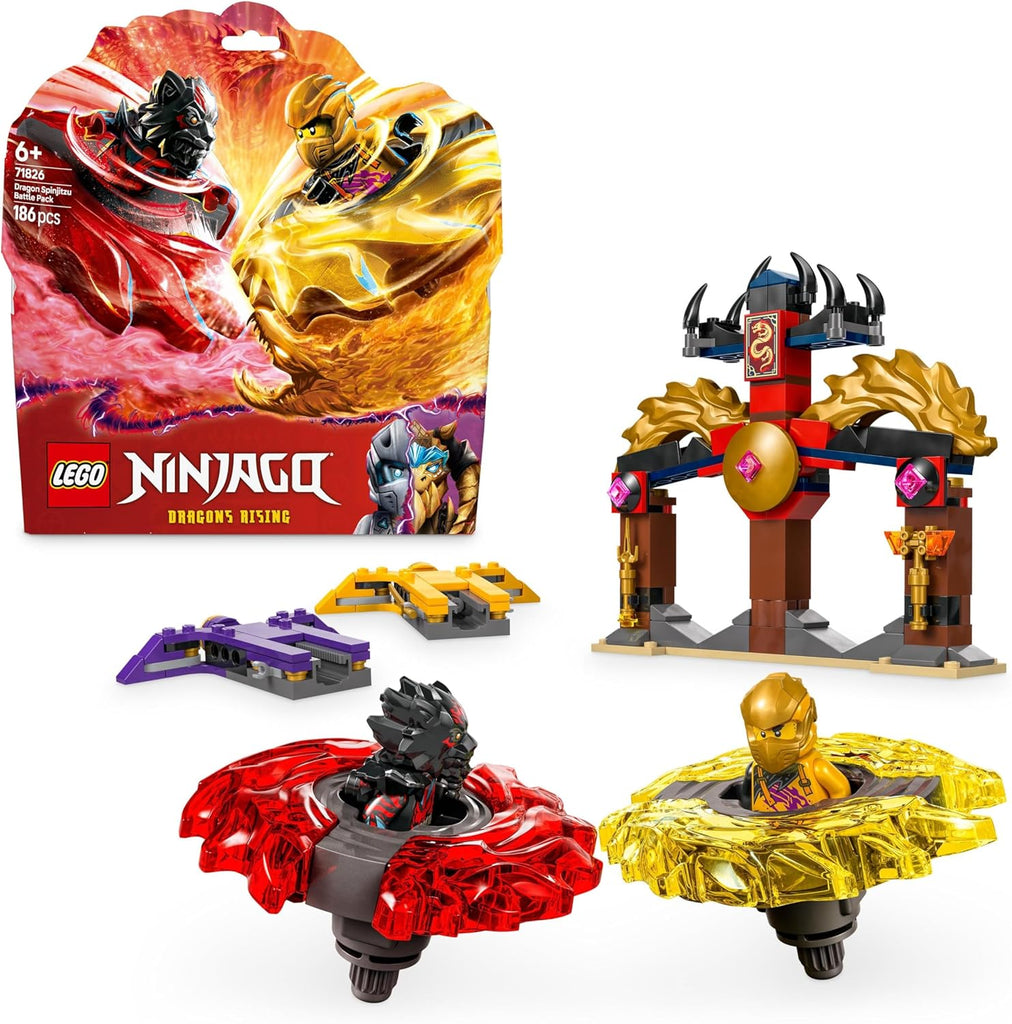LEGO Ninjago - Pack de Combate Spinjitzu do Dragão com 2 Minifiguras (71826)