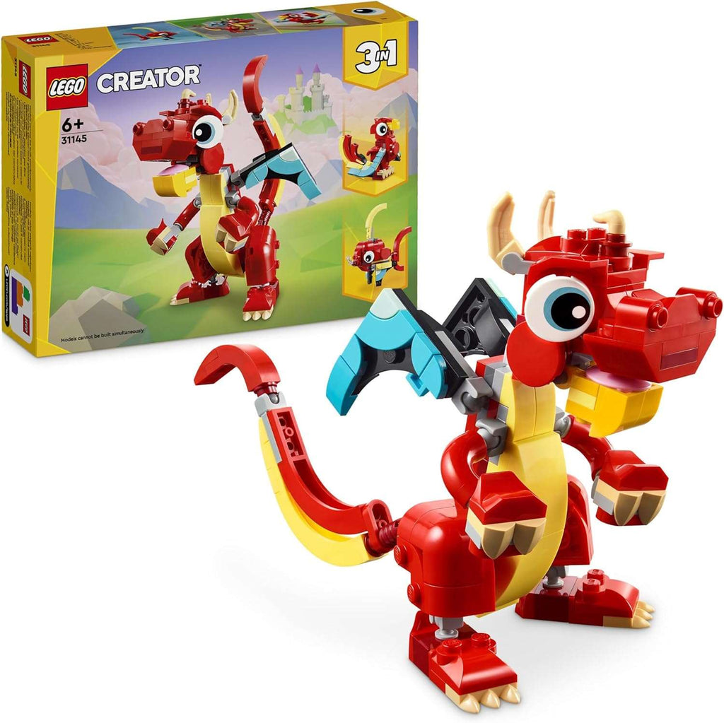 LEGO Creator 3 em 1 - Dragão Vermelho 31145