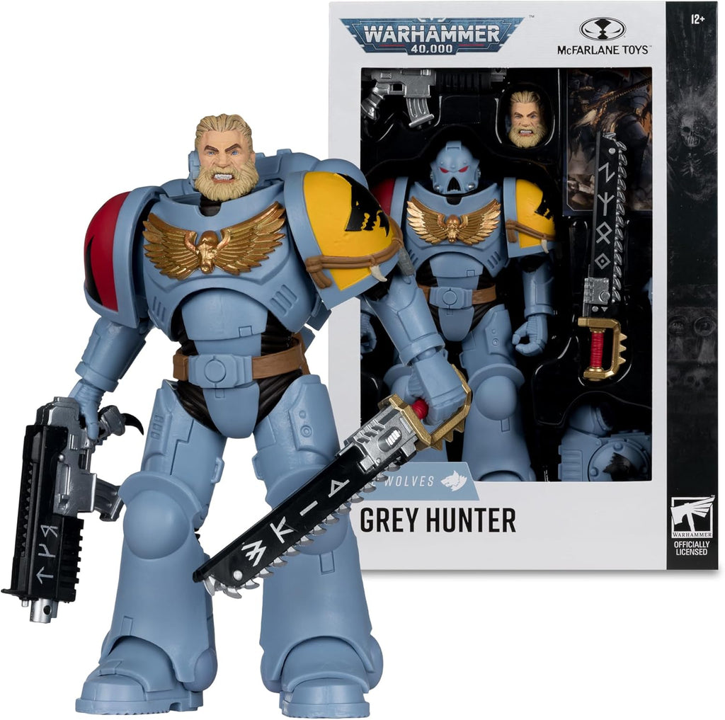 Warhammer 40,000 Grey Hunter Space Wolves 18 cm | Figura McFarlane Toys Oficial