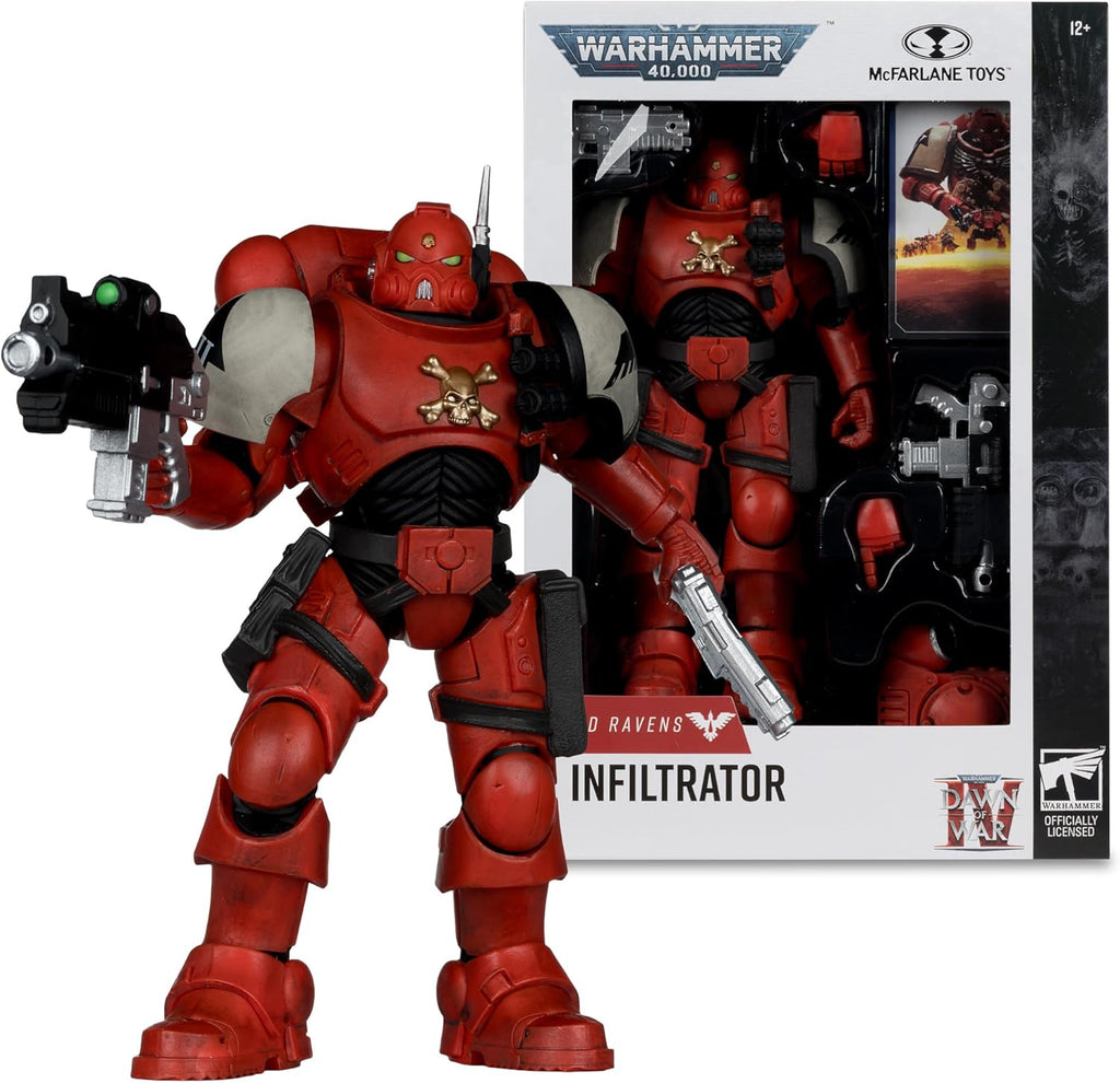Warhammer 40,000 Infiltrator Blood Ravens Dawn of War 4 18 cm | McFarlane Toys Oficial