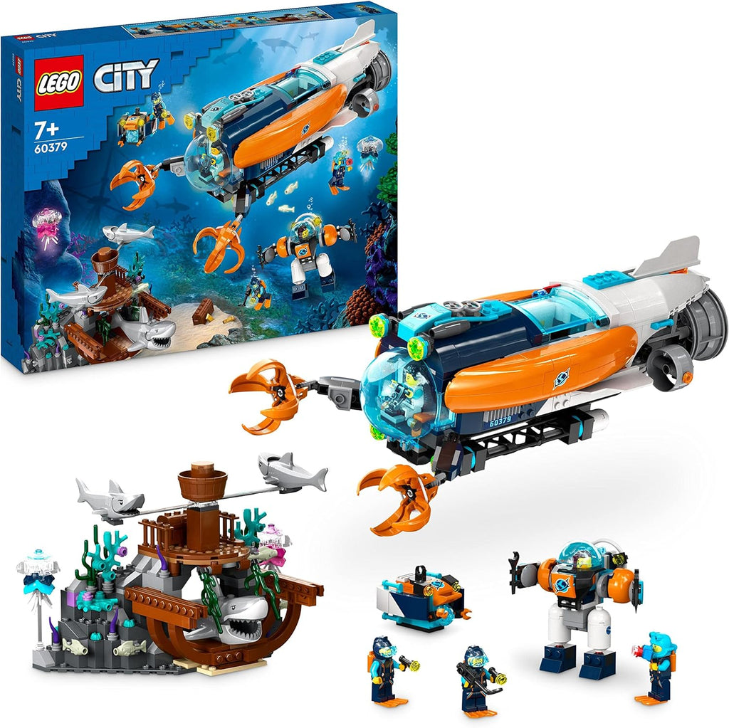 LEGO City Submarino Explorador do Fundo do Oceano 60379
