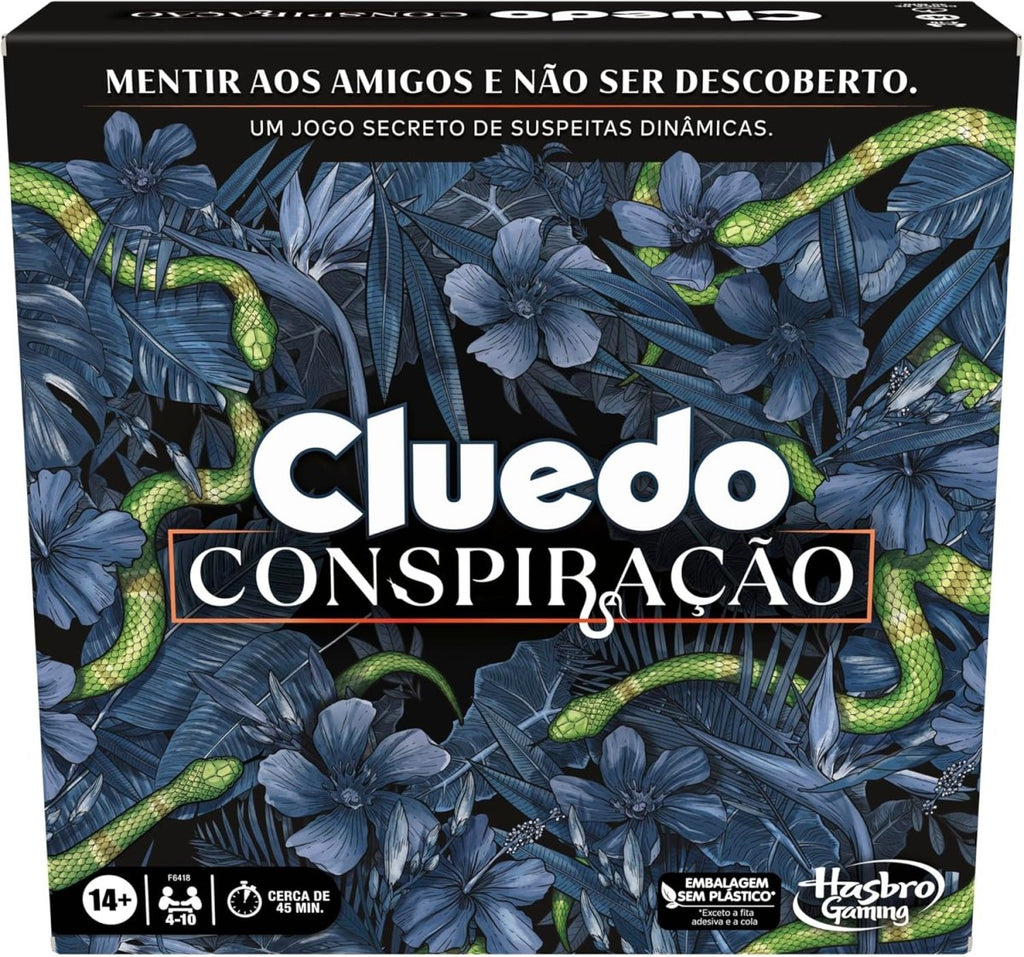 Cluedo Conspiration, jeu de société, 4 à 10 joueurs, à partir de 14 ans Cluedo Conspiration, jeu de société, 4 à 10 joueurs, à partir de 14 ans