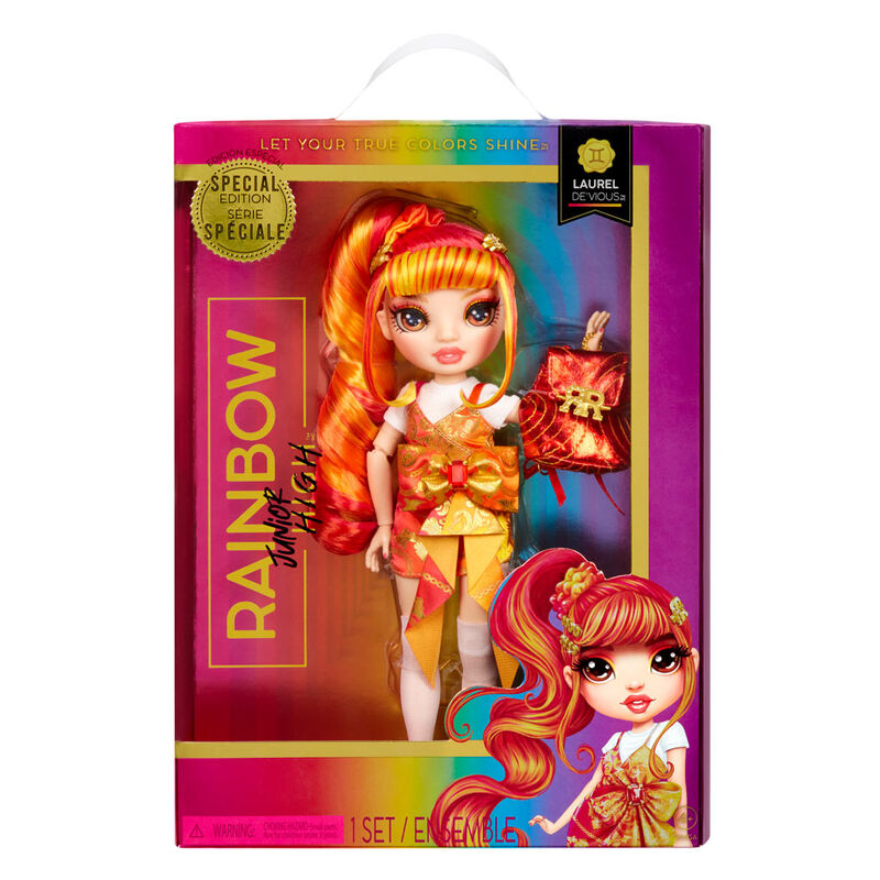 Boneca Laurel De Vious Rainbow High 22cm - Edição Especial ANIMATEK