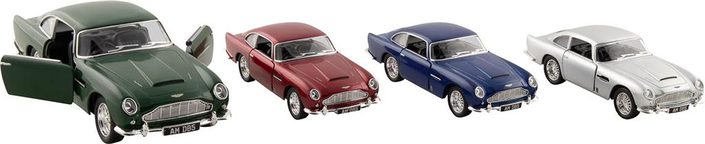 Carro Aston Martin DB5 (1963) Miniatura 1:38 12,5cm Sortido Goki 12286 ANIMATEK
