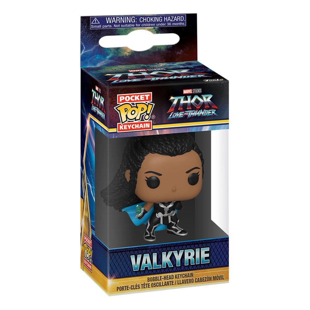 Chaveiro de Bolso Thor: Love & Thunder Pop! Vinyl 4 cm Valkyrie ANIMATEK