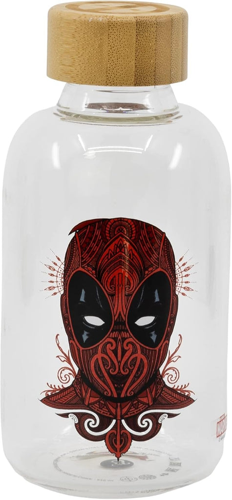 Garrafa de Vidro Marvel Deadpool 620ml ANIMATEK