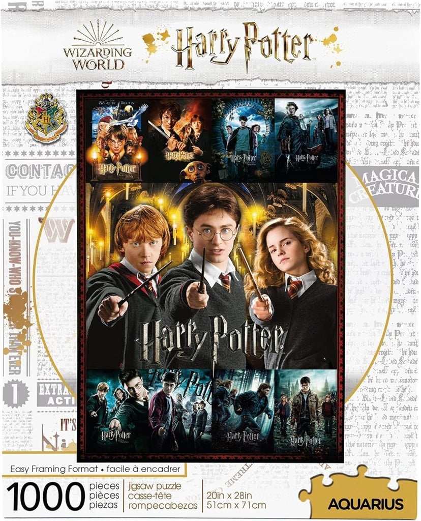 Harry Potter Jigsaw Puzzle Movie Collection (1000 peças) - Jogos e Puzzles - Aquarius