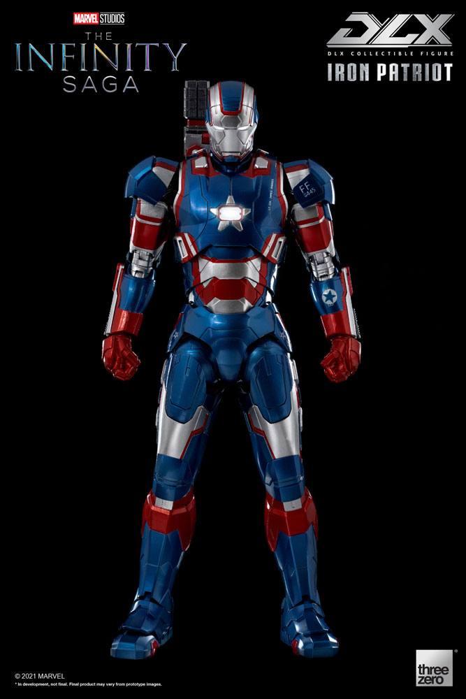 Infinity Saga DLX Action Figure 1/12 Iron Patriot 17 cm ANIMATEK