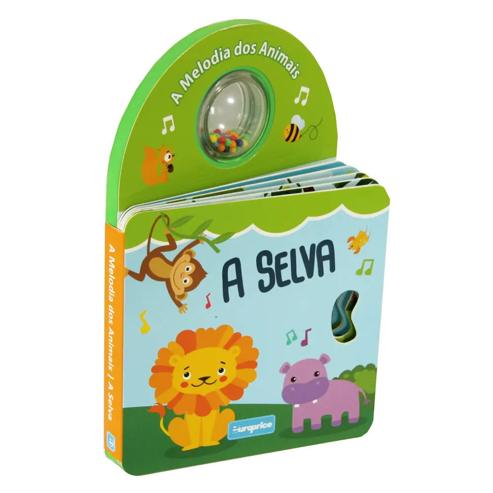 A Melodia Dos Animais - A Selva Europrice - Livro Interativo de Sons para Crianças (Português)