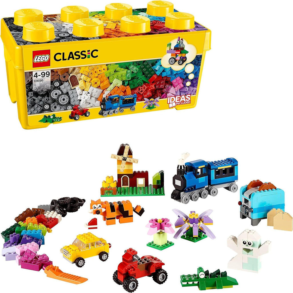 LEGO Classic Caixa Média Peças Criativas 10696 - Conjunto de Construção Colorido ANIMATEK