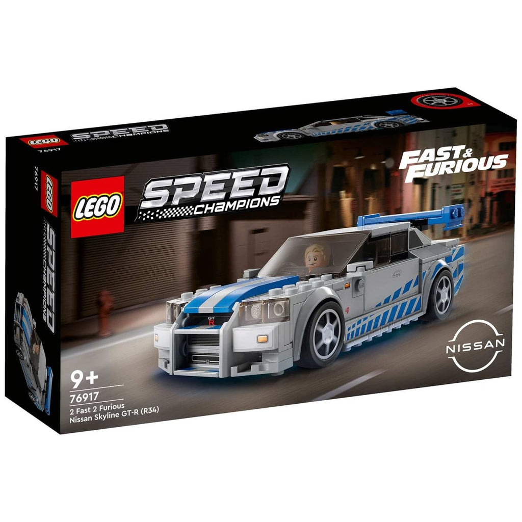 LEGO Speed Champions Velocidade Furiosa Nissan Skyline GT - R (R34) 76917 - Toys - LEGO