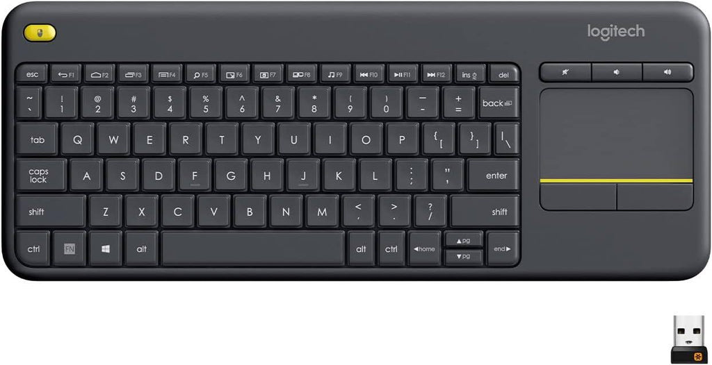 Logitech Teclado USB K400 920-007137 Plus Touch Negro ANIMATEK