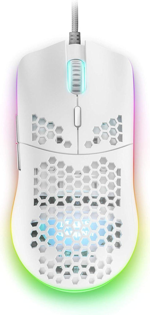 Mars Gaming MMAXW Mouse White 12400dpi Ultralight USB ANIMATEK