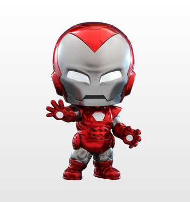 Marvel Comics Cosbaby (S) Mini Figure Iron Man (Silver Centurion Armor) 10 cm ANIMATEK