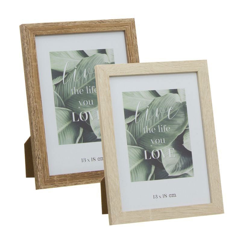 Moldura de Madeira Nordic 13x18cm Sortido D'CASA - Decoração - D'CASA