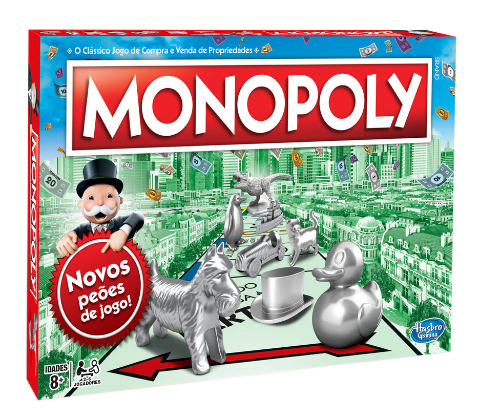 Monopólio Clássico Hasbro Gaming - Versão em Português ANIMATEK