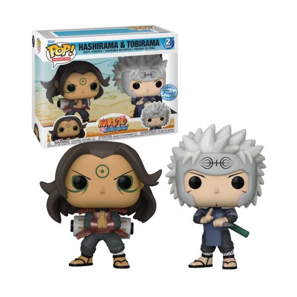 Naruto Shippuden POP! Animation Vinyl Figures 2-Pack Hashirama & Tobirama 9 cm ANIMATEK