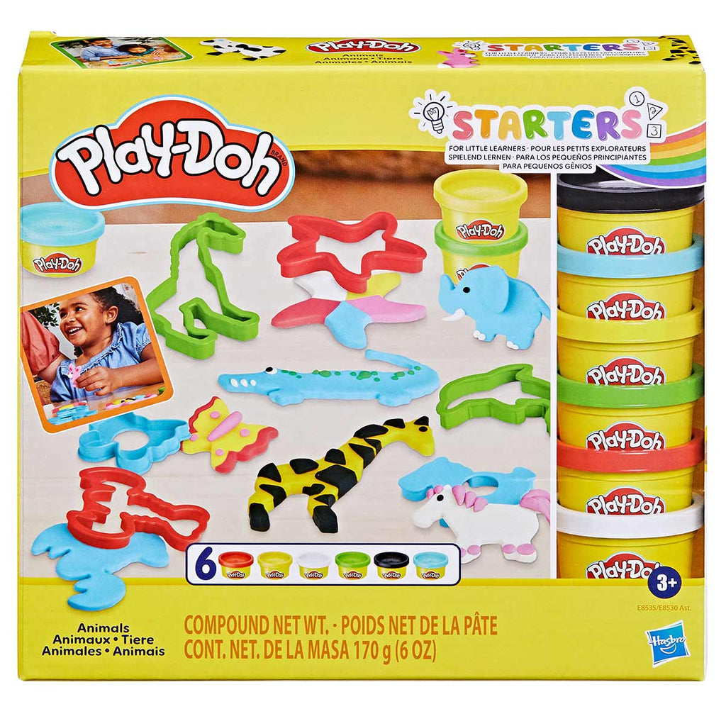 Plasticina Aprendizagem Animais Play-Doh Hasbro E8535/E8530