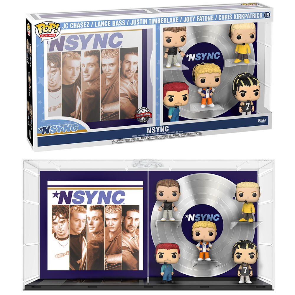 POP! Albums Vinyl Figure 5 - Pack NSYNC Deluxe 9 cm - Colecionáveis - Funko