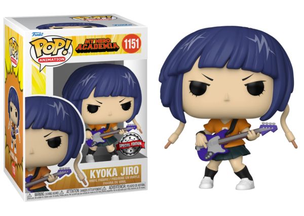 POP! Animation My Hero Academia Vinyl Figure Jirou w/Guitar 9 cm Exclusive - Colecionáveis - Funko