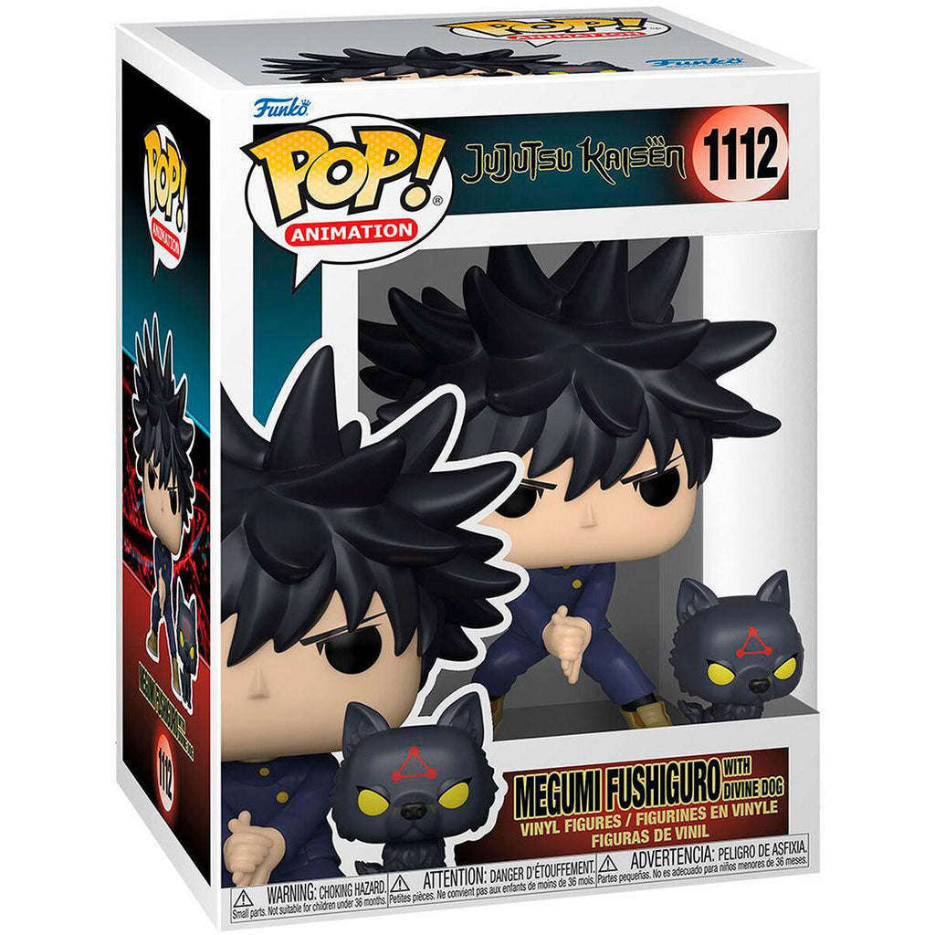 POP & Buddy! Animation Jujutsu Kaisen Vinyl Figure Megumi with Dog 9 cm ANIMATEK