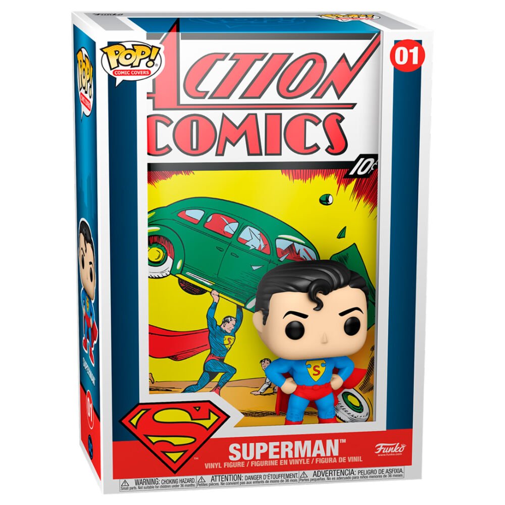 POP! DC Comics Cover Vinyl Figure Superman Action Comic - Toys - Funko