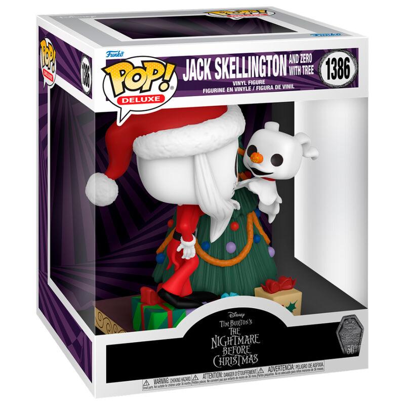 POP! Deluxe Nightmare before Christmas 30th Anniversary Jack & Zero with Tree 9 cm - Toys - Funko
