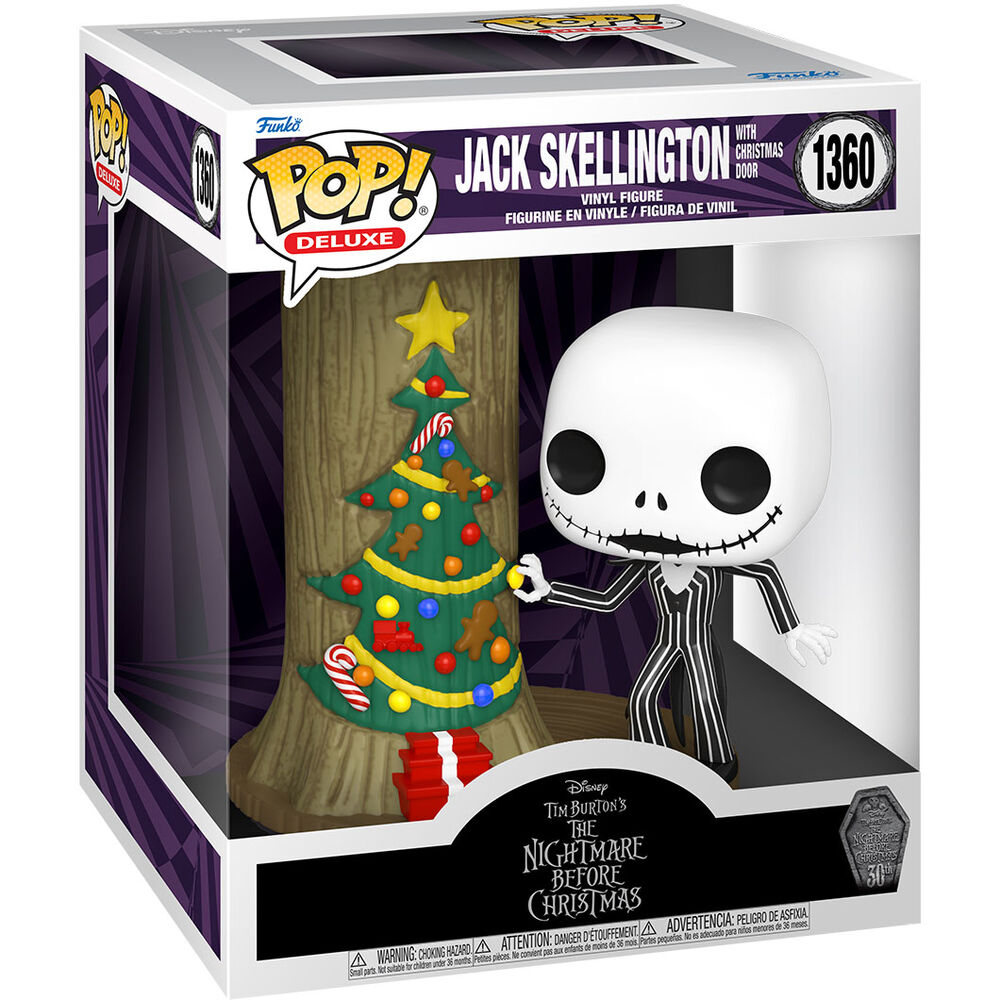 POP! Deluxe Nightmare before Christmas 30th - Jack with Christmas Town Door 9 cm ANIMATEK