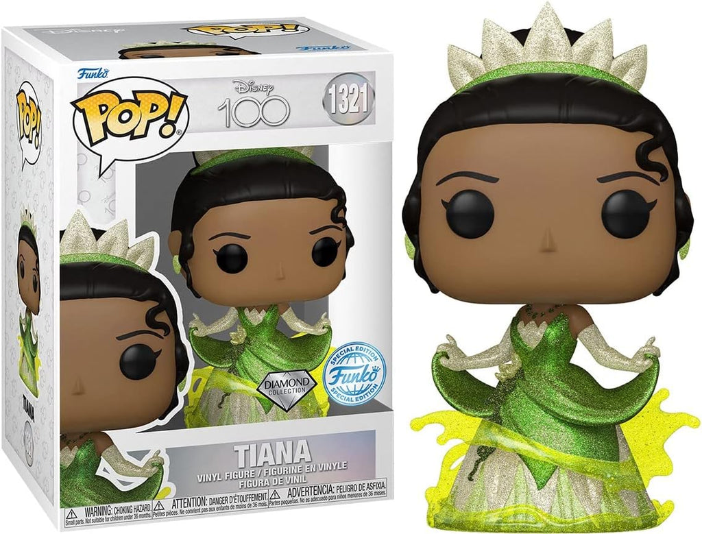 POP! Disney 100th Anniversary Vinyl Figure Tiana (DGLT) Special Edition 9 cm - Colecionáveis - Funko