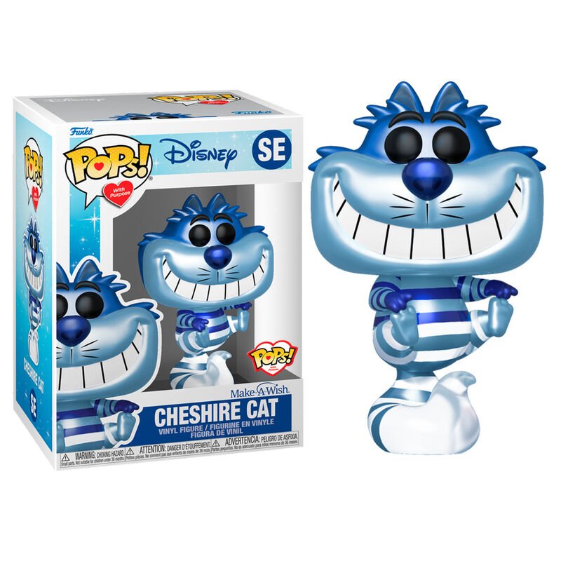 POP! Disney Make a Wish Vinyl Figure Cheshire Cat (Metallic) 9 cm - Toys - Funko