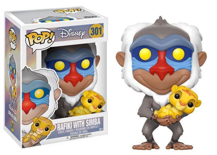 POP! Disney The Lion King Vinyl Figure Rafiki & Simba 9 cm - Toys - Funko