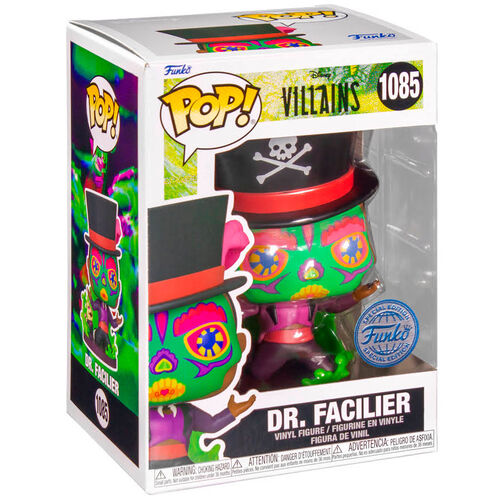 POP! Disney Villains Vinyl Figure Sugar Skull Facilier w/Base Special Edition 9 cm ANIMATEK