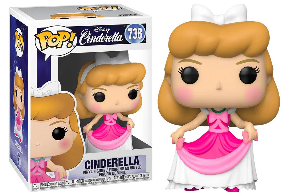 POP! Disney Vinyl Figure Cinderella Pink Dress 9 cm ANIMATEK