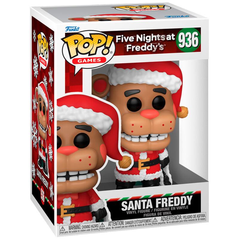 POP! Games Five Nights at Freddy's Vinyl Figure Holiday Santa Freddy Fazbear 9 cm - Toys - Funko