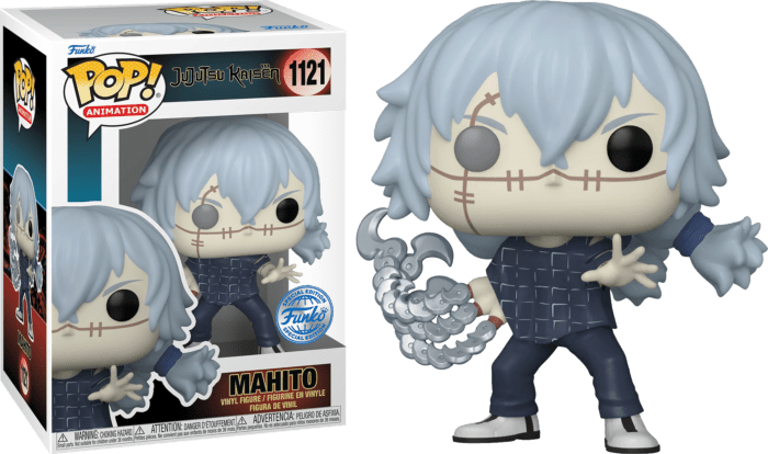 POP! Jujutsu Kaisen Mahito (New Arms) Exclusive 9 cm - Colecionáveis - Funko