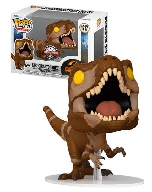 POP! Jurassic World Dominion - Atrociraptor Red 9cm (Edição Exclusiva) - Colecionáveis - Funko