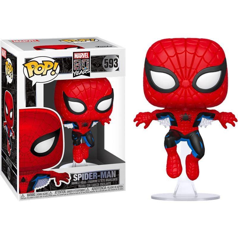 POP! Marvel Vinyl Figure Spider - Man 80th First Appearance 9 cm - Toys - Funko