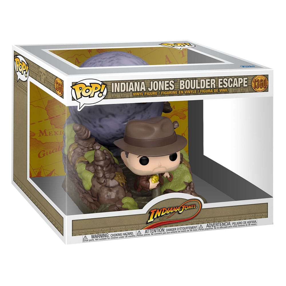 POP! Moment Indiana Jones Vinyl Figures 2 - Pack Boulder Escape 19 cm - Toys - Funko