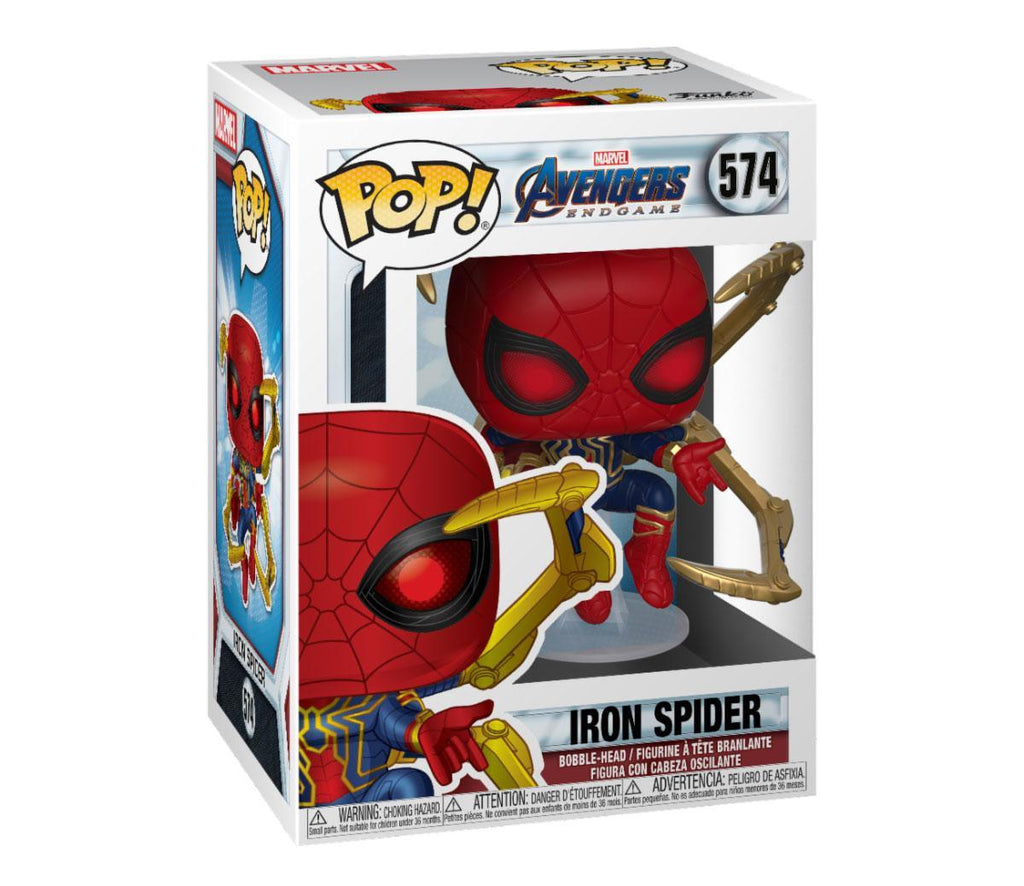 POP! Movies Avengers Endgame Vinyl Figure Iron Spider Man w/Nano Gauntlet 9 cm ANIMATEK