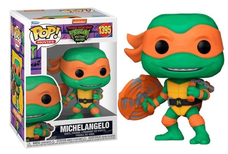 POP! Movies Teenage Mutant Ninja Turtles Vinyl Figure Michelangelo 9 cm - Colecionáveis - Funko
