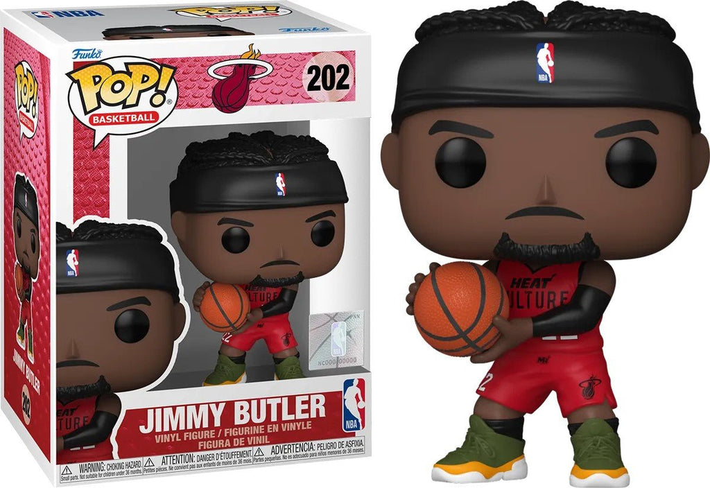 POP! NBA Miami Heat Jimmy Butler 9cm (City Edition 2024) - Colecionáveis - Funko