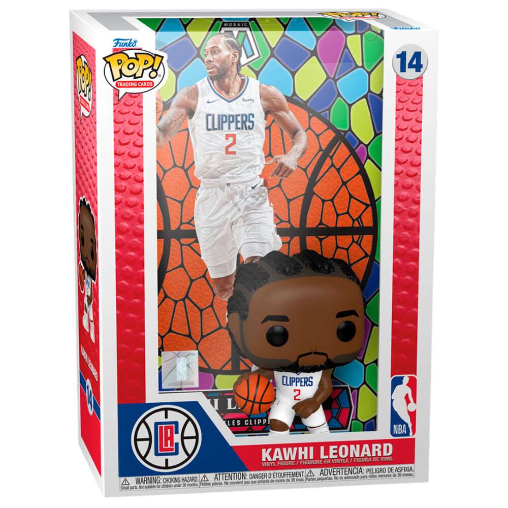 POP! NBA Trading Cards Vinyl Figure Kawhi L (Mosaic) 9 cm - Colecionáveis - Funko