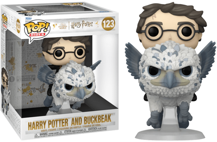 POP! Rides Deluxe Harry Potter Vinyl Figure Harry & Buckbeak 13 cm - Colecionáveis - Funko