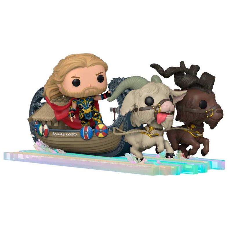 POP! Rides Thor: Love & Thunder Super Deluxe Vinyl Figure Thor & Goat Boat 13 cm ANIMATEK