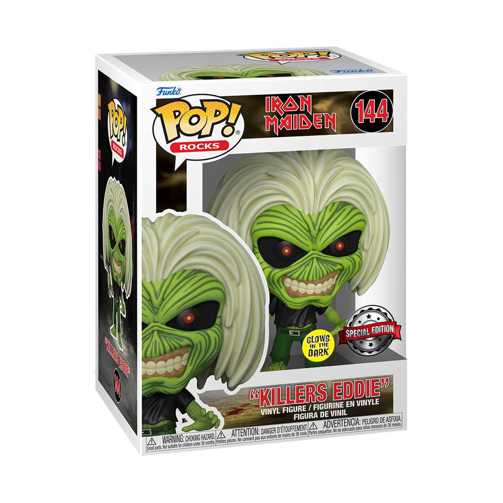 POP! Rocks Iron Maiden Exclusive Vinyl Figure Killers (Glows in the Dark) 9 cm ANIMATEK