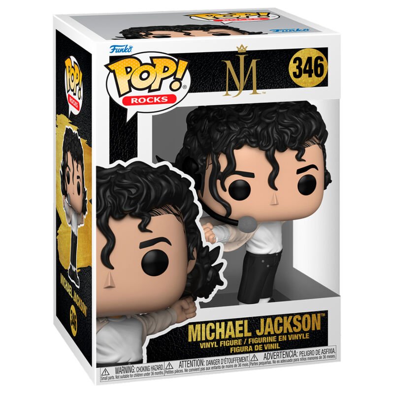MICHAEL JACKSON BILLIE JEAN 3.75" POP ROCKS VINYL FIGURE FUNKO 360 MJ IN STOCK E