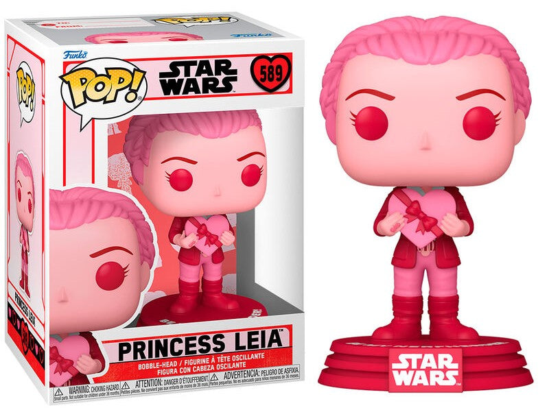 POP! Star Wars Valentines Vinyl Figure Leia 9 cm ANIMATEK