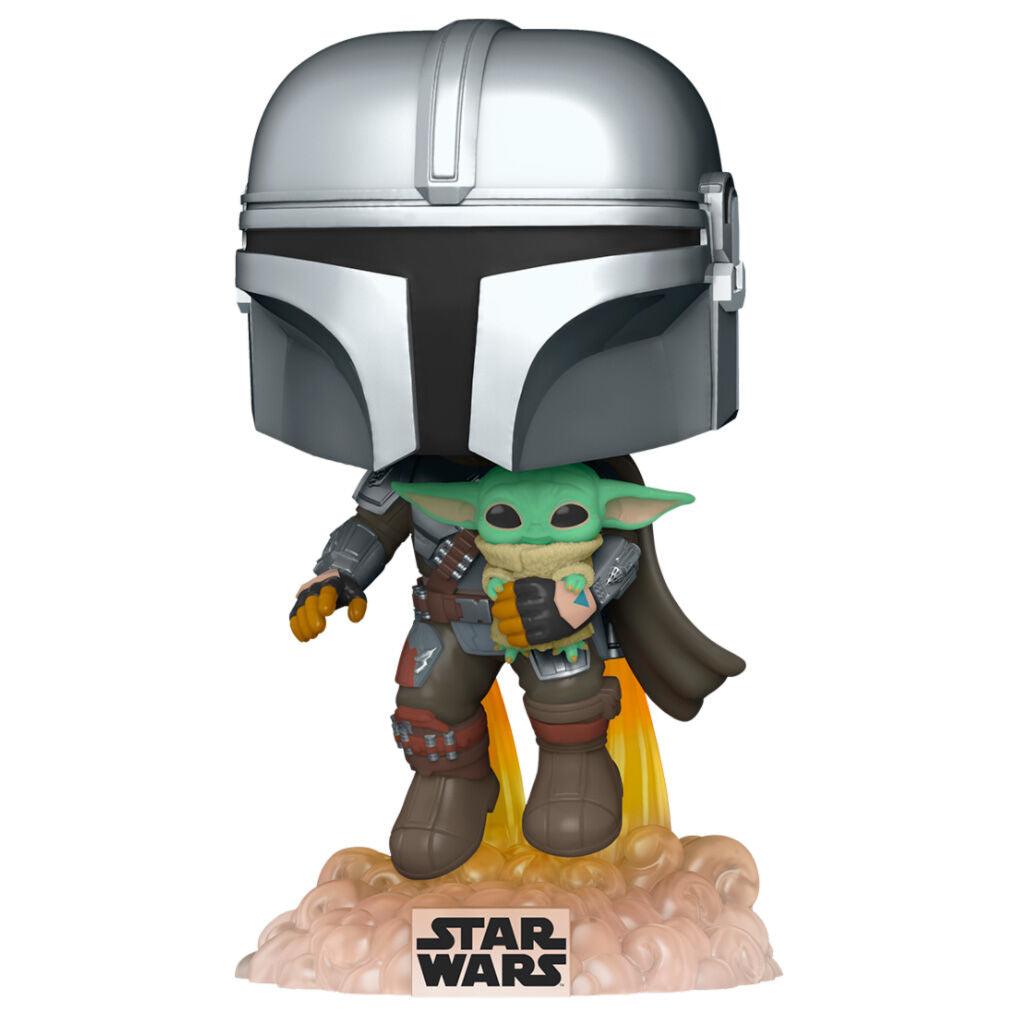 POP! TV Star Wars The Mandalorian Mando Flying with Jet Pack 9 cm ANIMATEK
