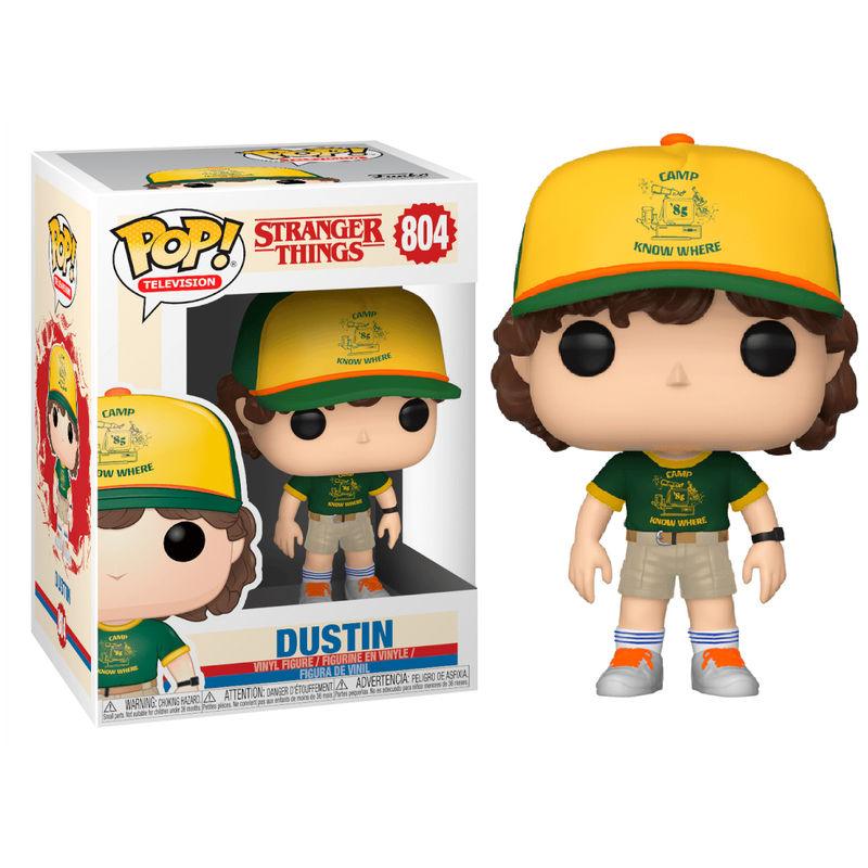 POP! TV Stranger Things Dustin At Camp 9 cm - Toys - Funko